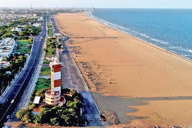 Marina Beach travel destination